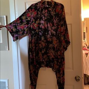 patrons of peace Floral kimono